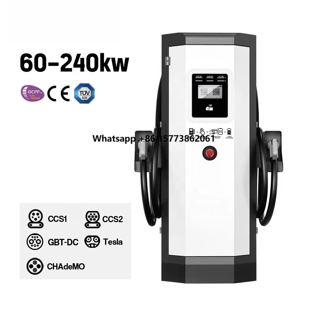 New OEM Ultra Fast 60kw  120kw 180kw 240kw DC Commercial EV Charging Station Car Charger for Electric Vehicle