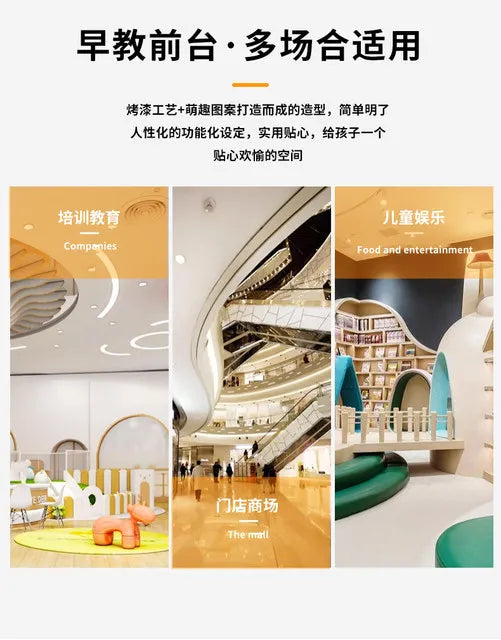 Beauty Institution Reception Desk Kindergarten Children Paradise Checkout Page Early Education Luxury Mostrador Unique Furniture