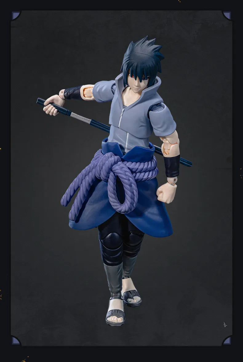 Blokees Naruto Action Figures Naruto Uzumaki Kurama Sasuke Uchiha Minato Namikaze Assembly Model Champion Class Anime Toys Gift