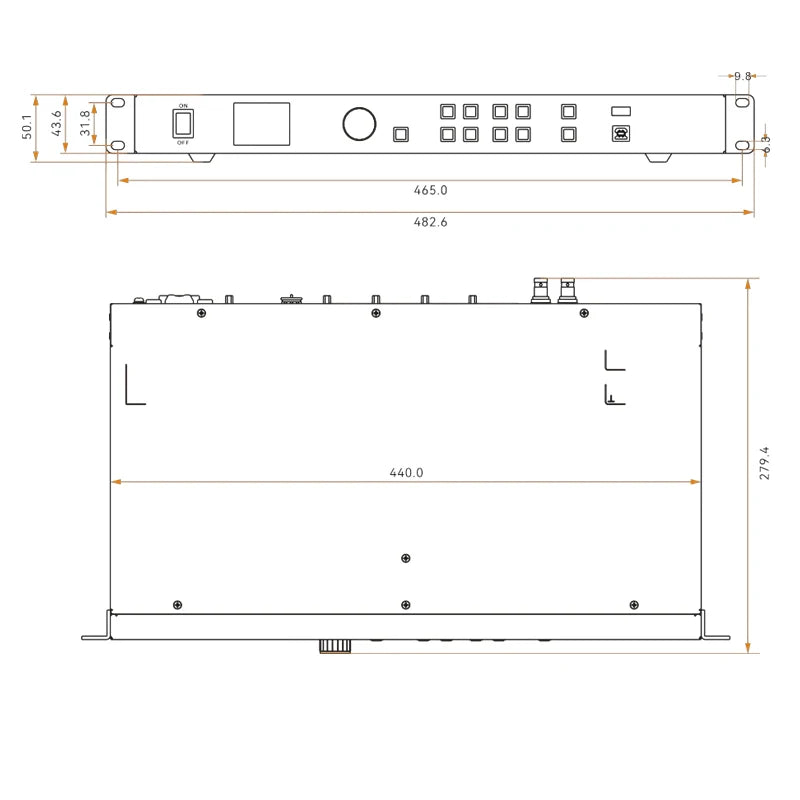 Novastar V6=V1060n All-in-One Controller LED Video Processor,LED Display Processor, LED Video Controller