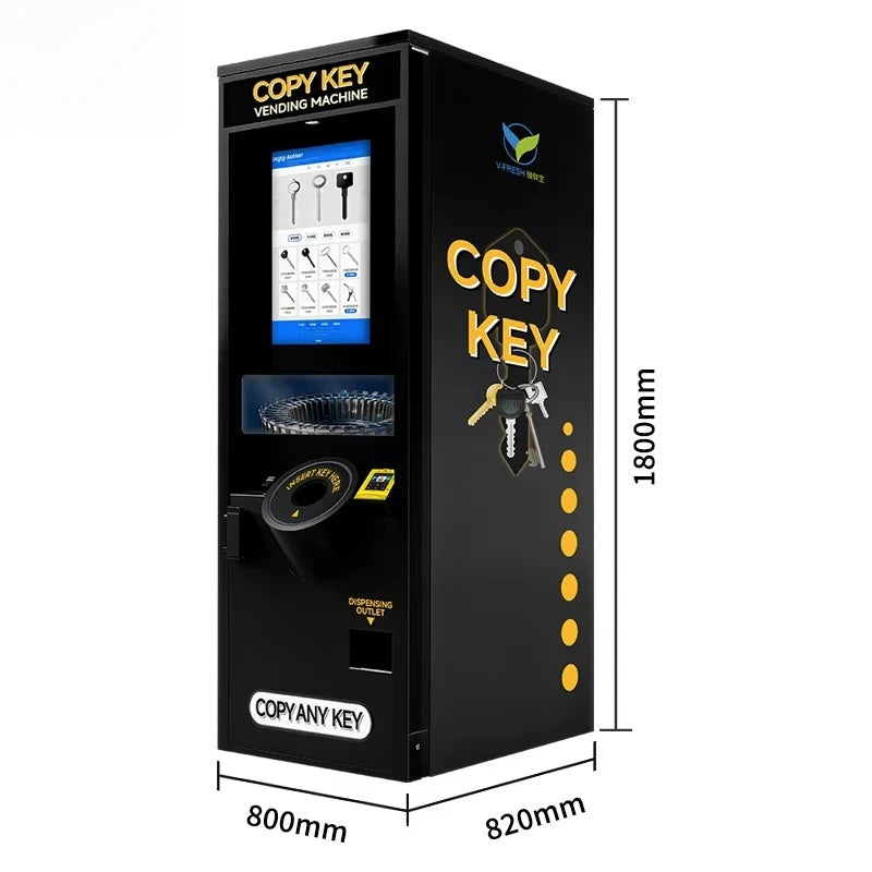 Customized High Profit Key Copying Vending Machine Self Service Touch Screen for Car House and Office Keys Business Opportunity