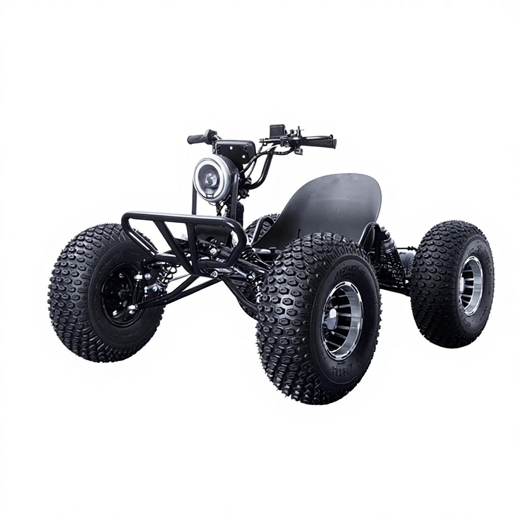 New Adult Off-road Kart Electric Power 4-stroke 8inch Tire Four-wheel High-Speed 40km/h Mountain Go Karts For Sale