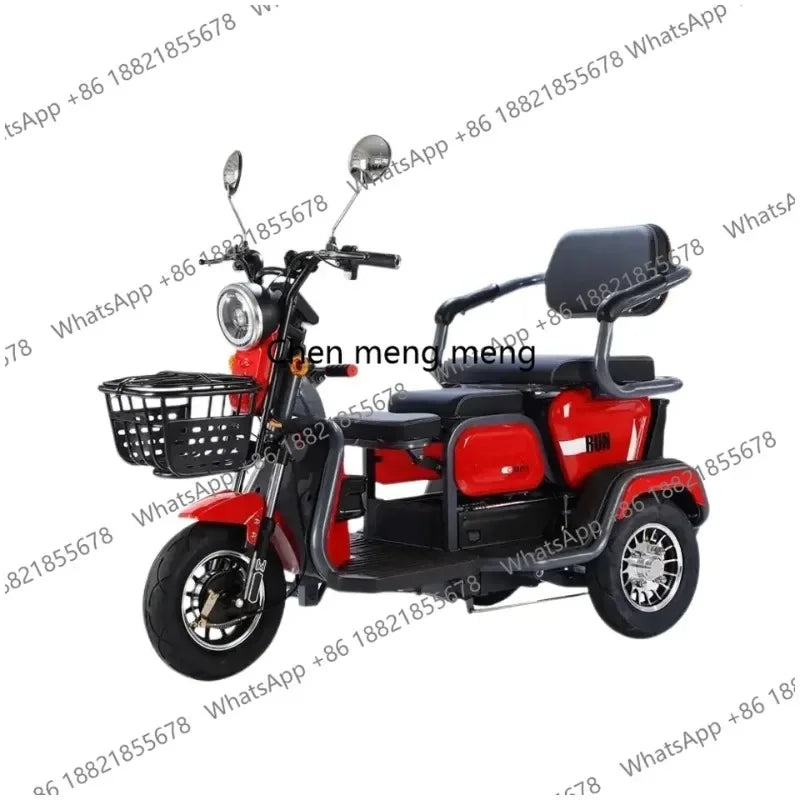 D185 New Three-wheeled Electric Bicycle Ticycle 48V/60V Three-wheeled Electric Motorcycle