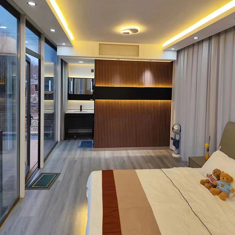 Space Capsule House Factory Prefabricated Holiday Home Low Cost Modular Residential Houses Wind Resistance Thermal Insulation