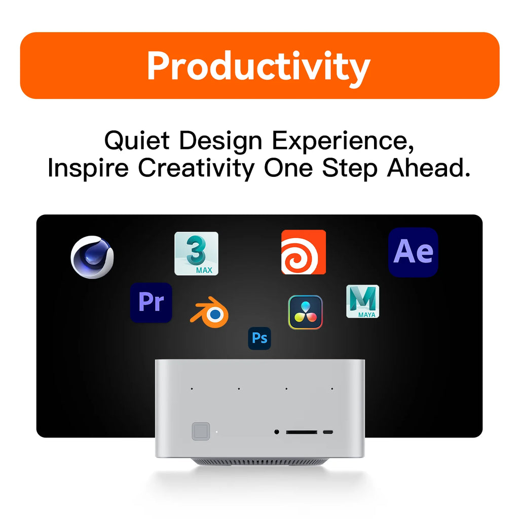 Beelink GTR9 Pro Mini PC Ryzen AI Max+ 395 16-Core 5.1GHz DDR5X 8000MHz WiFi 7 USB4 Windows 11 Pro AI Gaming Desktop