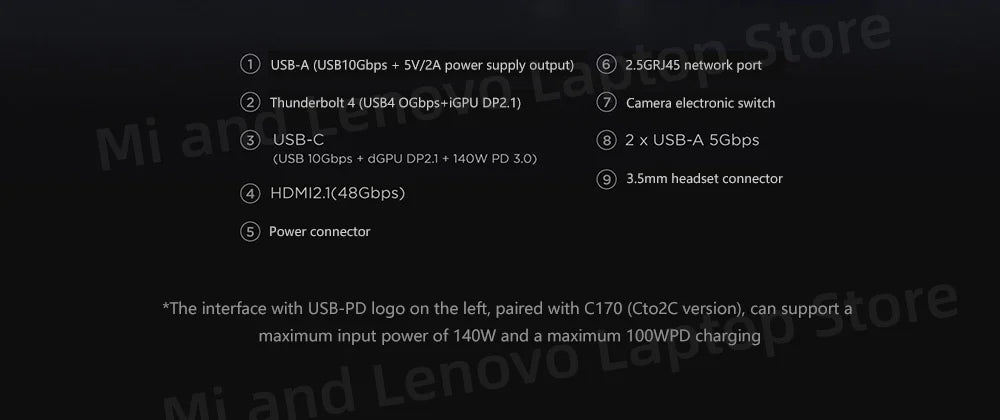 Lenovo LEGION Y9000P 2025 Ultra9 275HX RTX 5060/RTX 5070 8G 32GB 1TB 16inch 2.5K 240Hz Screen