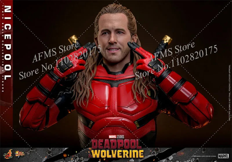 HOTTOYS MMS788 1/6 Scale Collectible Figure Ryan Reynolds Deadpool & Wolverine 12Inch Men Soldier Action Figure Body Toys