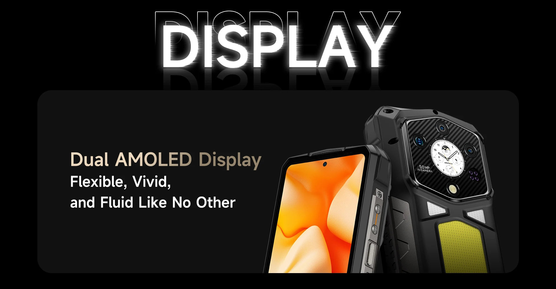 World Premiere Ulefone Armor 29 Ultra 5G AI Rugged Phone Dual Screen Dimensity 9300+21200mAh 120Hz 1TB ROM 64MP, NFC, Android 15