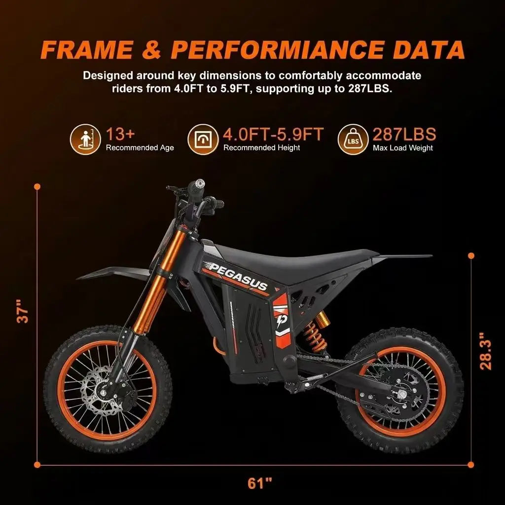 New Fashion2000W 48V 21AH 60km/h Mountain E Motorcycle Aluminum Alloy Dirt Bike 14"/12" Fat Tire Off-road Motorcycles New Energy