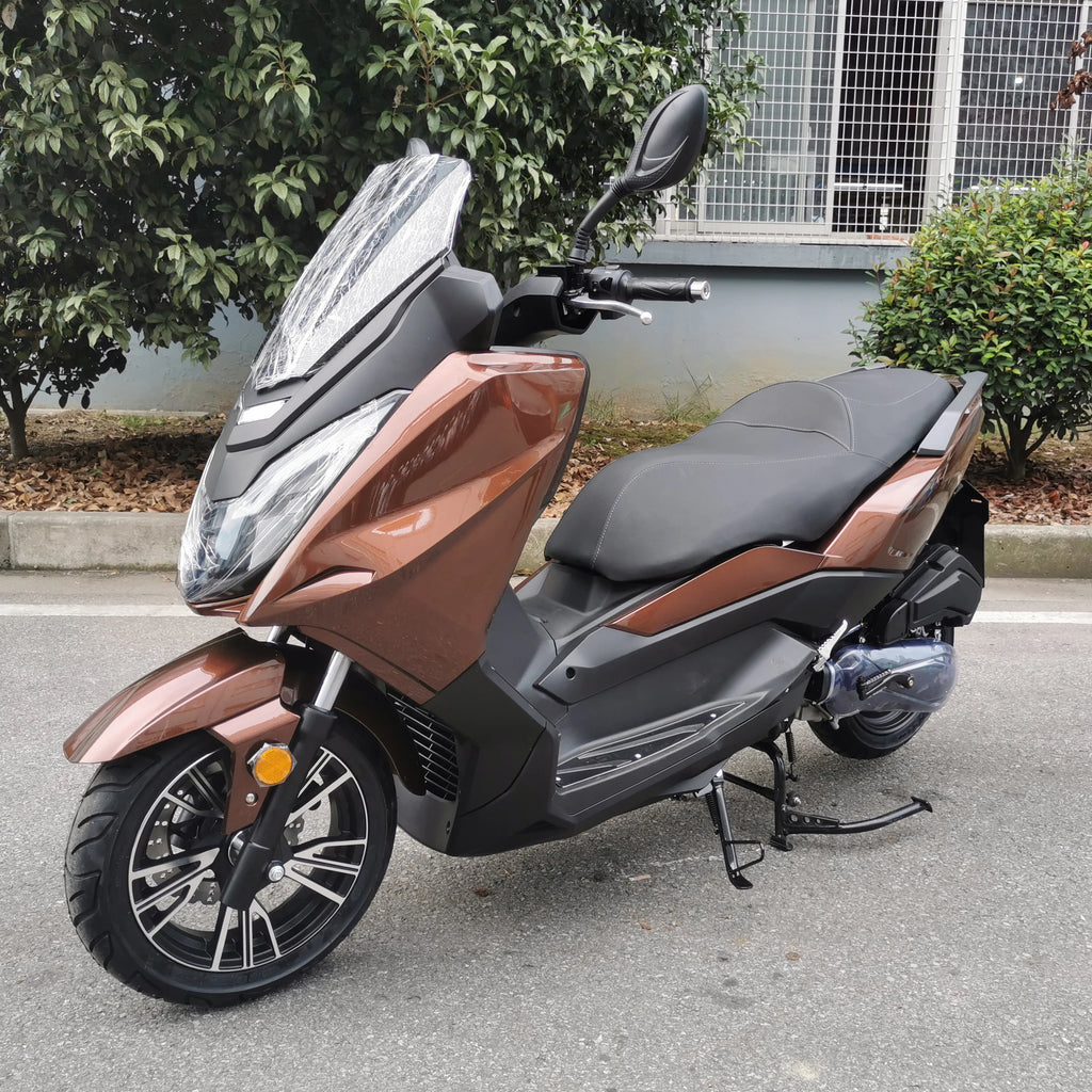 High Quality Assurance 150CC 180CC T10 With Side Box Street Legal Scooter Gas Racing Motorcycle