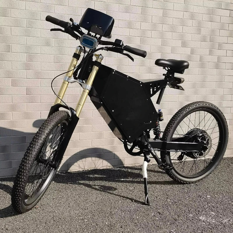 SXLL Electric City Bike 72v5000 Remote Bike with custom fat tires for daily work