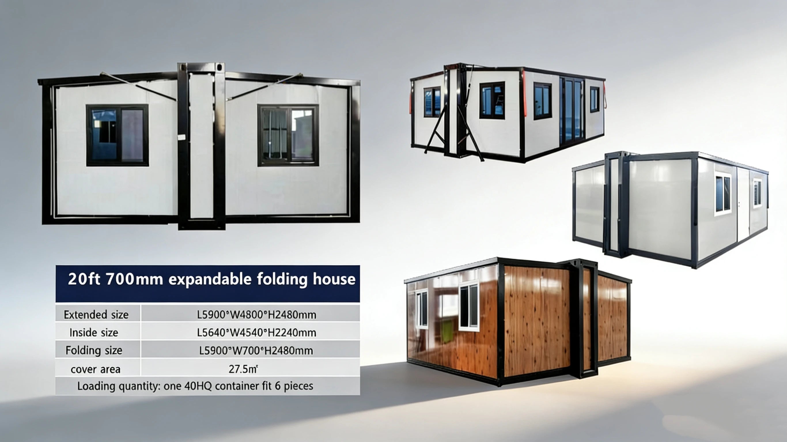 Waterproof CE CertifiedProfessional Custom Expandable Container Home 20ft 30ft 40ft Capsule Tiny House Kitchen Bathroom CE Certi