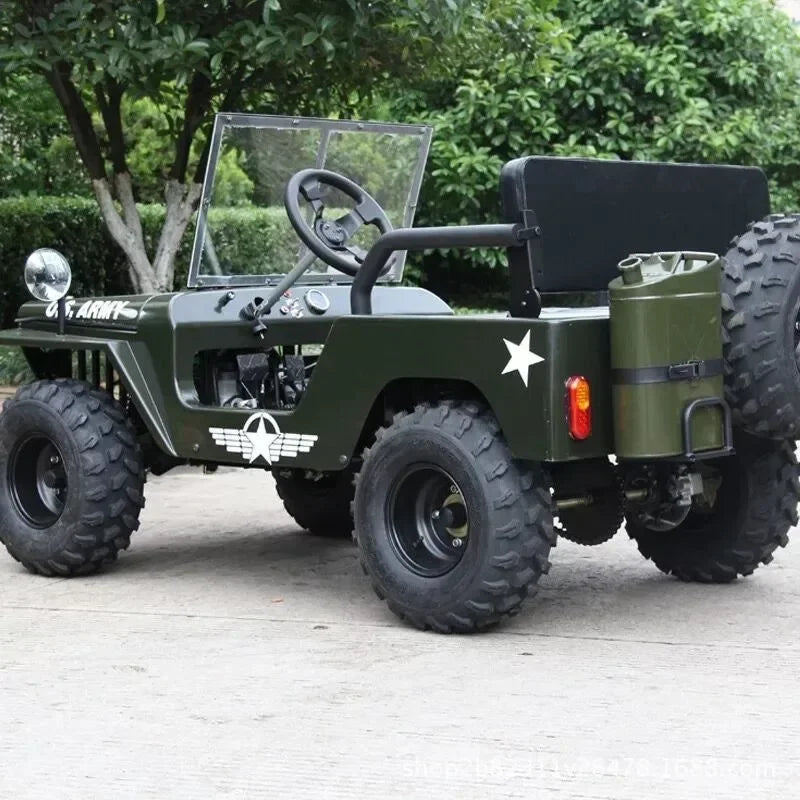 Electric Sightseeing Tour Car Adult Kart Four Wheels Off-Road Motorcycle ATV Farmer Car Racing