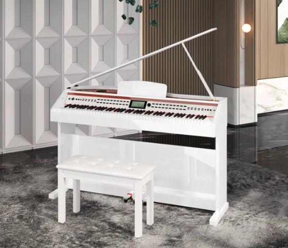 88 Key Upright Digital Piano Weighted Hammer Keyboard 64 Levels of Touch Sensitivity Suitable for Professional Electronic Piano