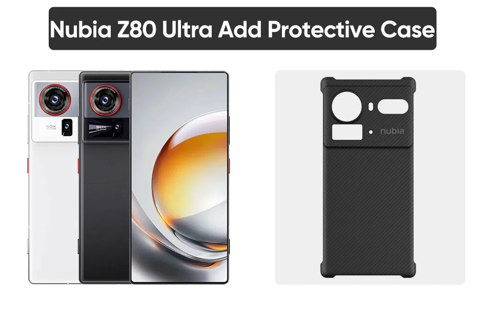 Official nubia Z80 Ultra 5G Smartphone Global Version Snapdragon 8 Elite Gen 5 7200mAh 6.85'' 144Hz Oled Display 90W Fast Charg