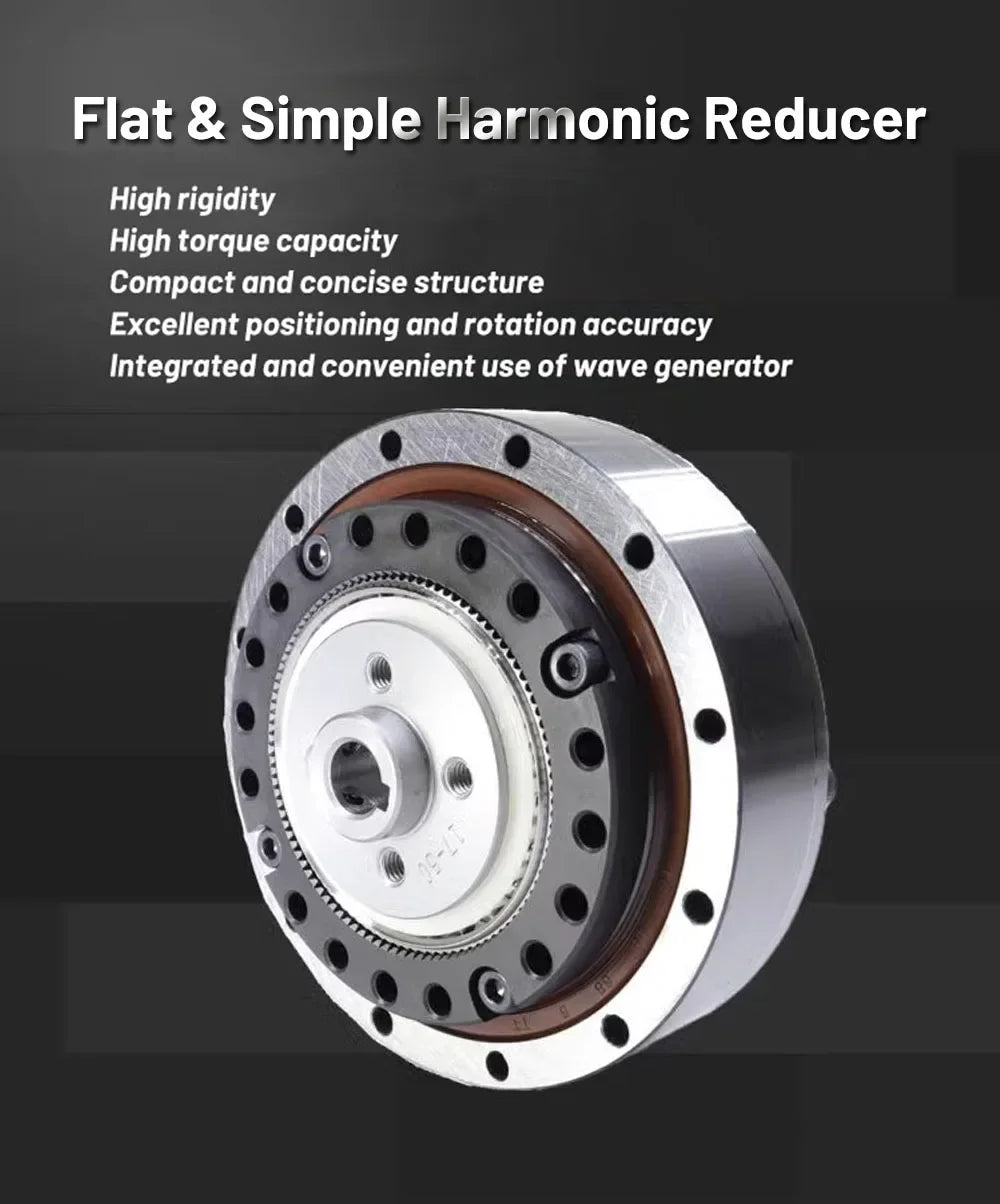 High Precision Harmonic Drive Industrial Collaborative Humanoid Robot Arm Harmonic Gearbox With Motor Bracket