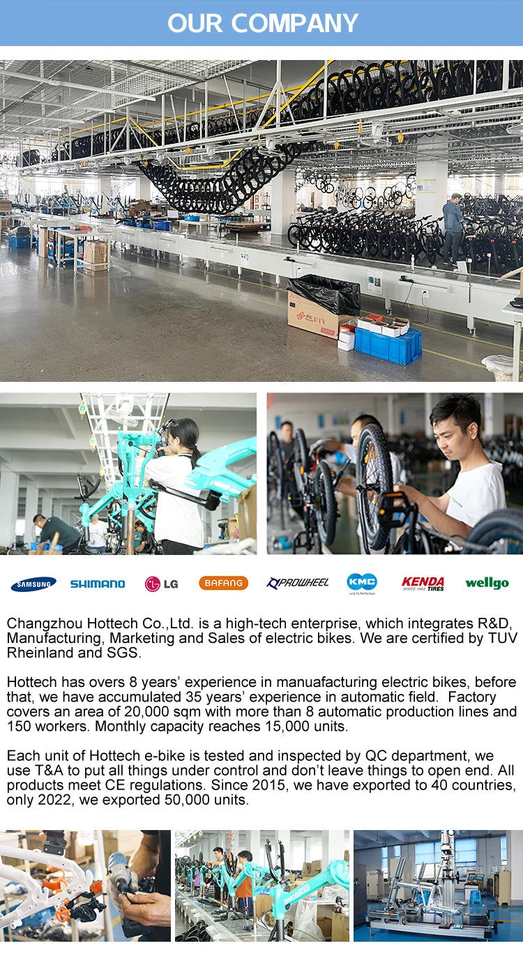 HOTTECH Factory Cheap Price Ebike Electric Cargo Bike 20 Inch 36V E Bike With Cargo