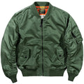 High-Quality Bomber Jacket for Men Casual Classic Fit Leather Jacket for Spring Autumn Winter