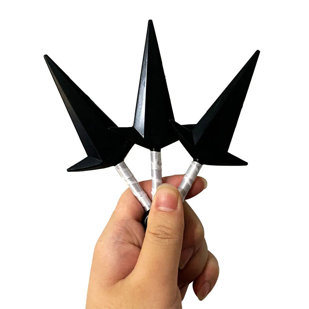 Anime Naruto Shippuden Kunai Cosplay Accessories Props Forehead Weapon Plastic Collection Props Ninja Darts Model Toy Kids Gift