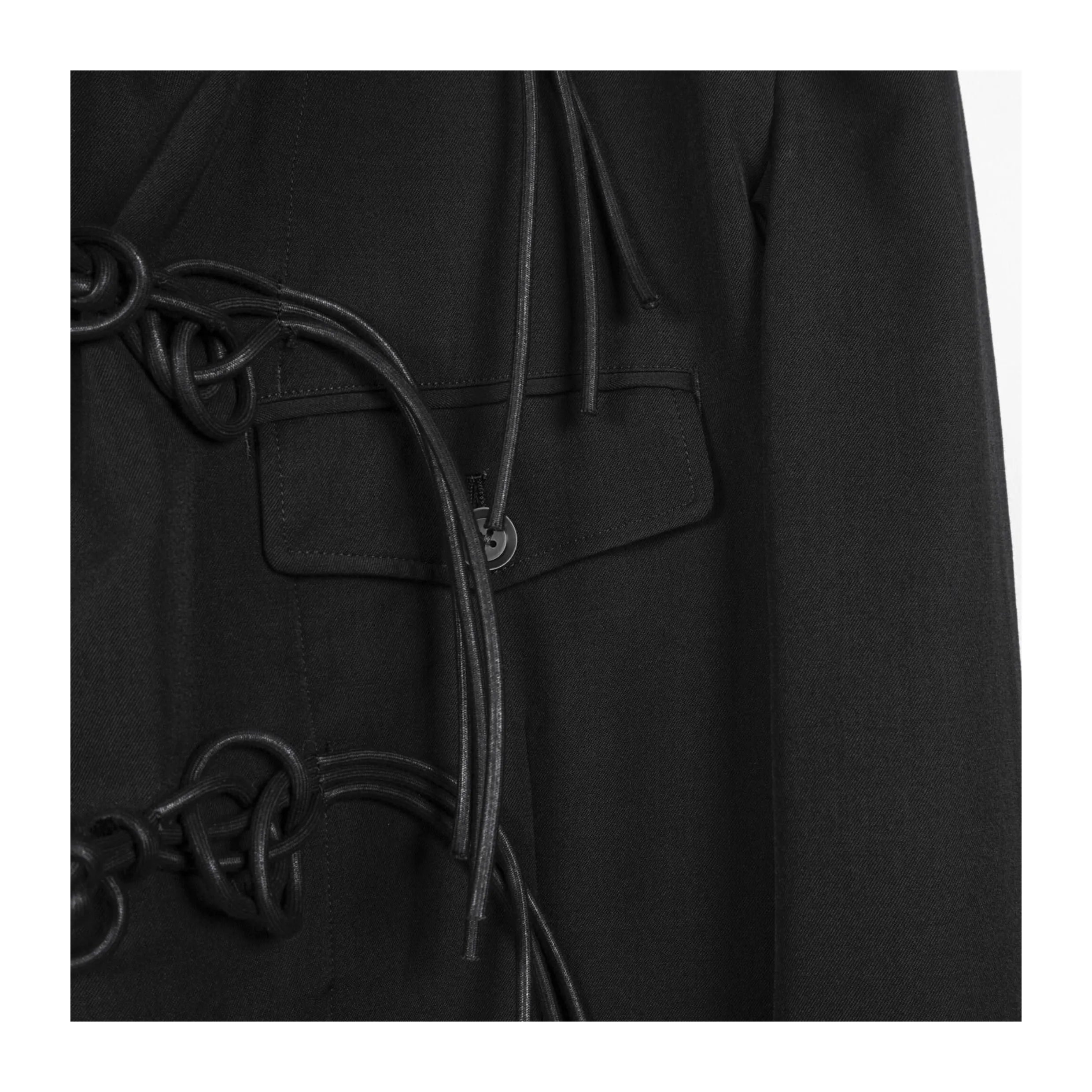 TOP-YAMAMOTO Japanese original design Dark niche men loose Chinese knot button jacket