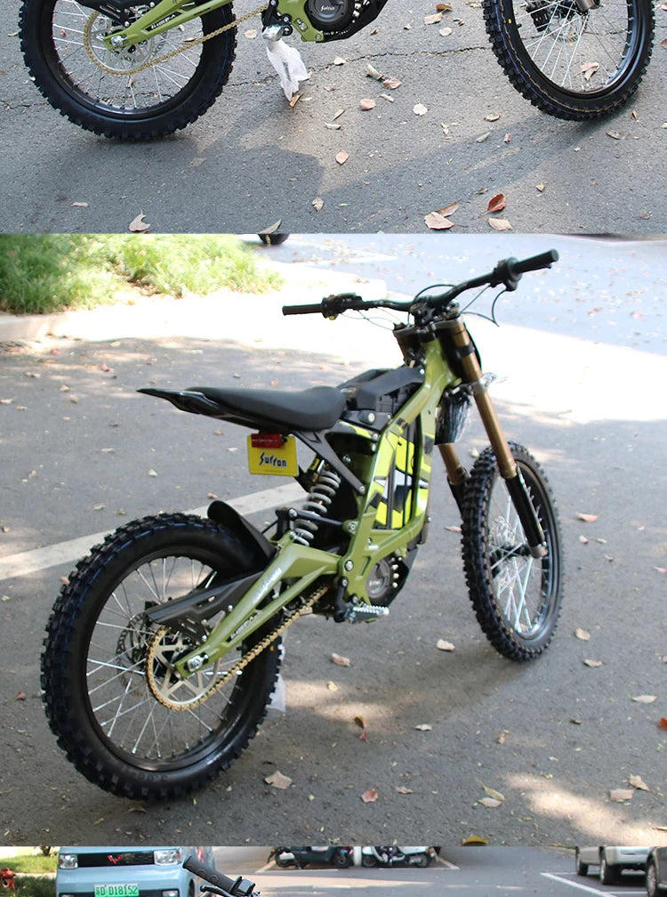 75KM/H Powerful Off-road 40AH Lithium Battery Cheap Electric Motorcycles For Adults