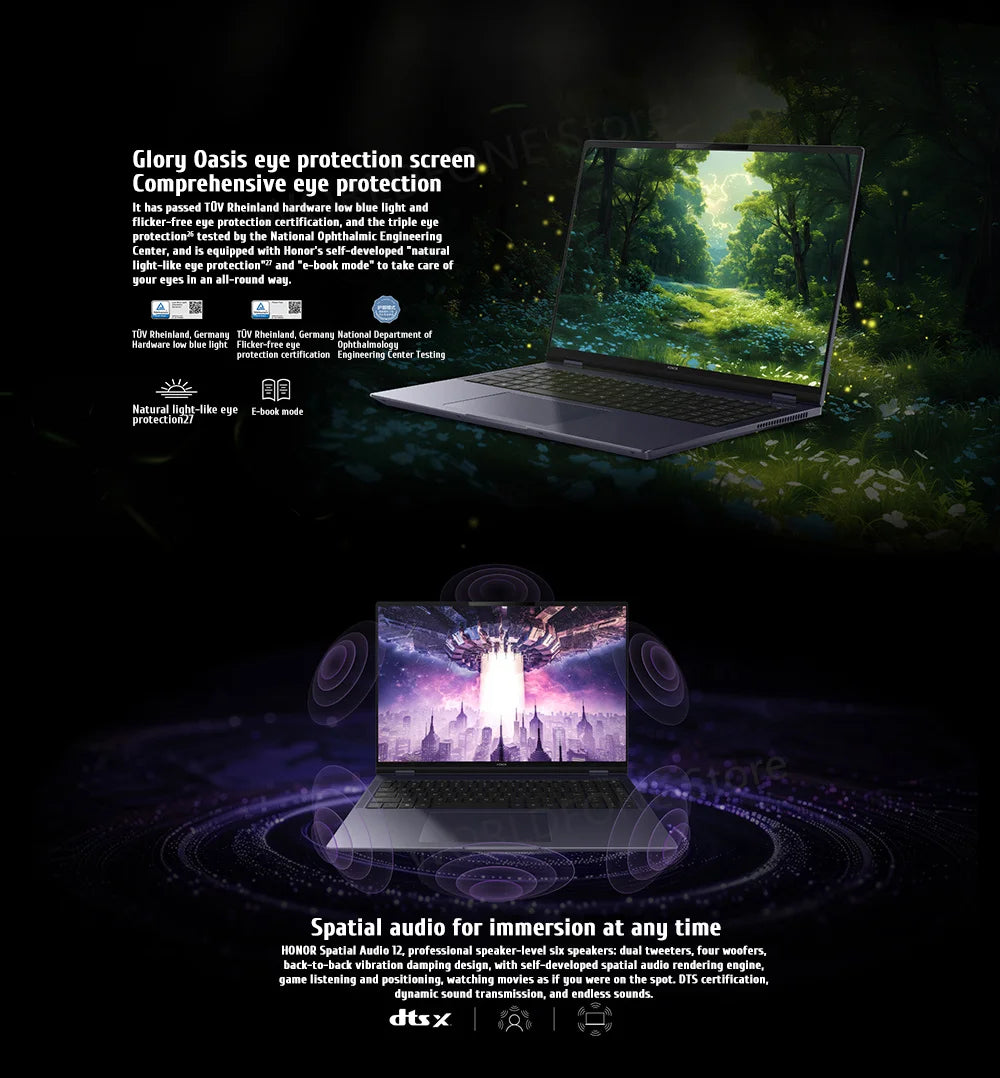 HONOR MagicBook Pro 16 HUNTER Gaming E-Sports Laptop Ultra5/Ultra7 24G/32GB 1TB RTX4060 165Hz 3K Screen Notebook IPS 16" PC