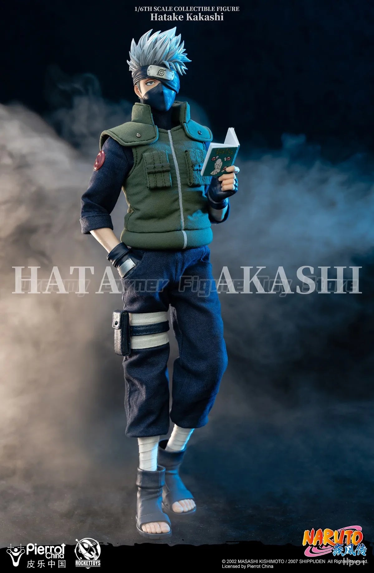 【In Stock】RocketToys ROC-004 NARUTO Shippuden Hatake Kakashi 1/6 Action Figure