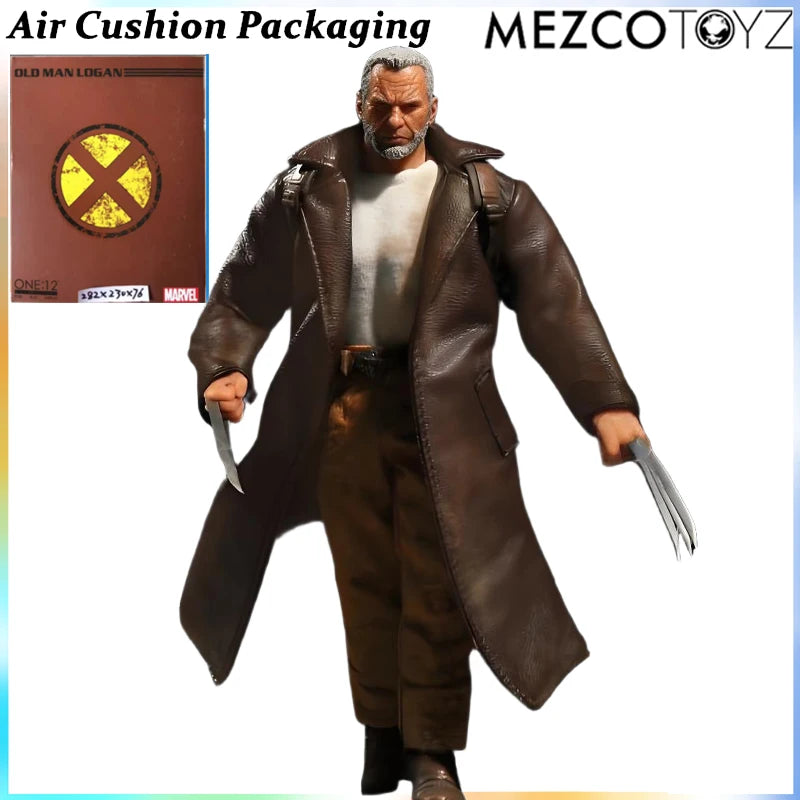 MEZCOTOYZ Genuine Superhero One 12 Series Wolverine Deadpool Logan Punisher Blade Daredevil Action Figures Model Toys Gifts