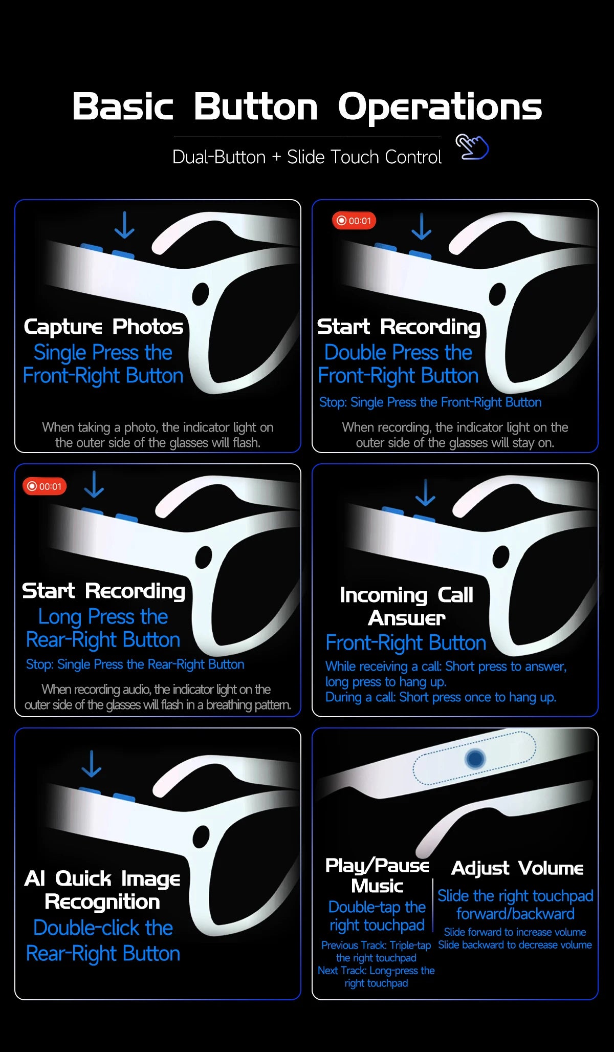 2026 New 8K HD AI Smart Glasses Men Chat GPT 800MP Camera Bluetooth Call AI Translation Voice Assistant Control Sunglasses Wome