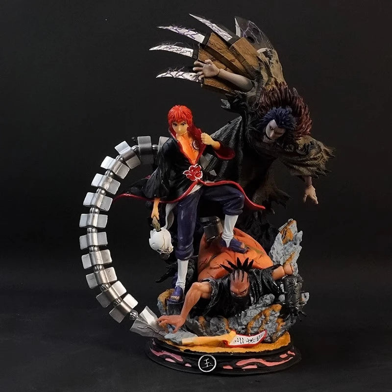 42cm New Naruto Anime Figure Sasori Peripheral PVC Model Scene Statue Desktop Decoration Ornaments Kids Birthday Gifts Toys