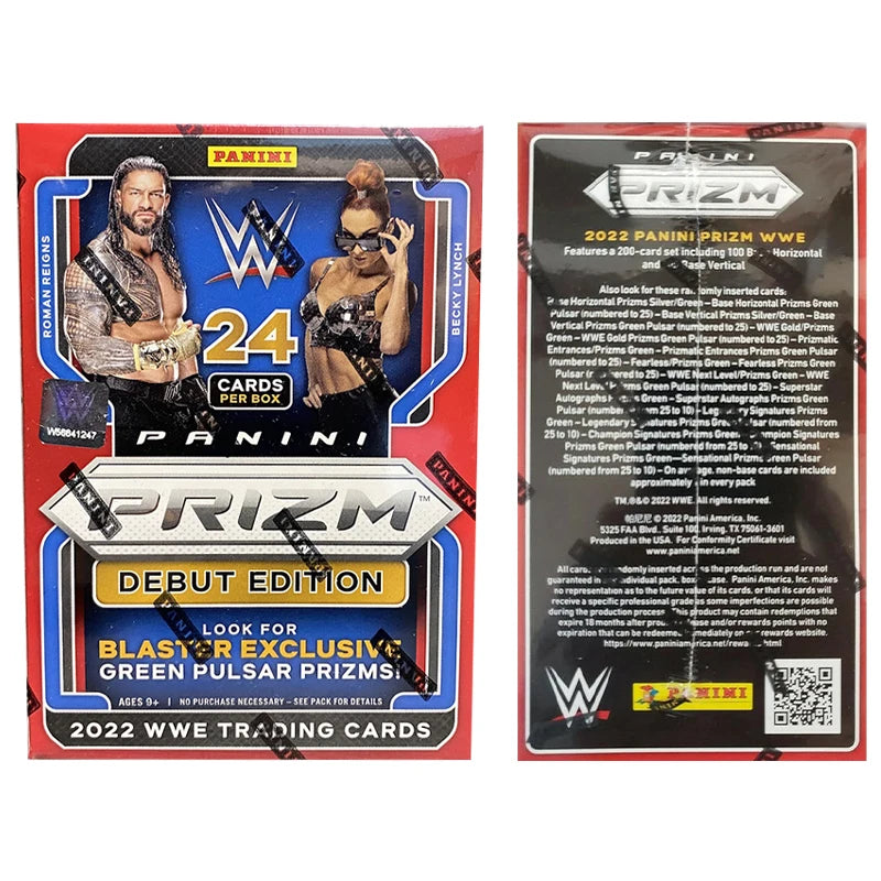 Panini 2022 WWE Prizm Debut Edition Wrestling Trading Card Blaster Box - 24 Cards Collect Limited Quantity