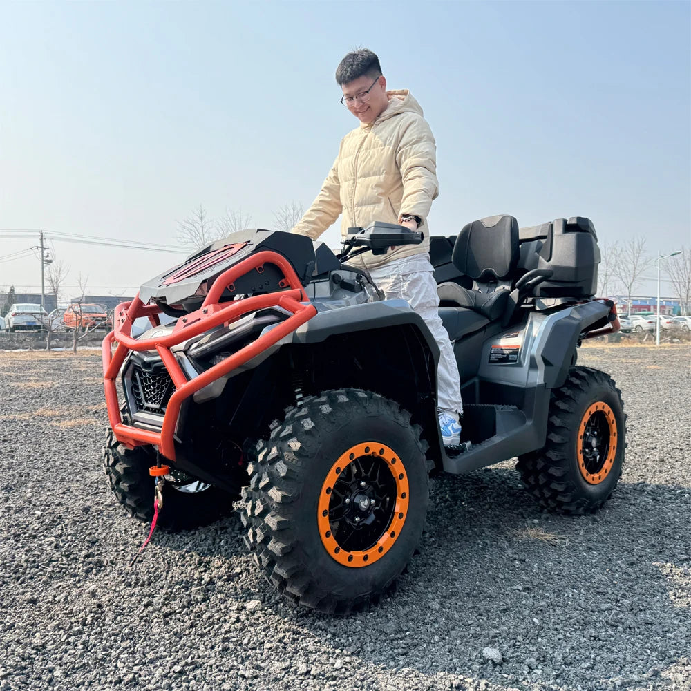 4 Wheeler Quad Bikes 1000cc Quad ATV All Terrain Vehicle Quad Bike New Automatic Design 4x4 Drive Off-road Motorcycle For Adult