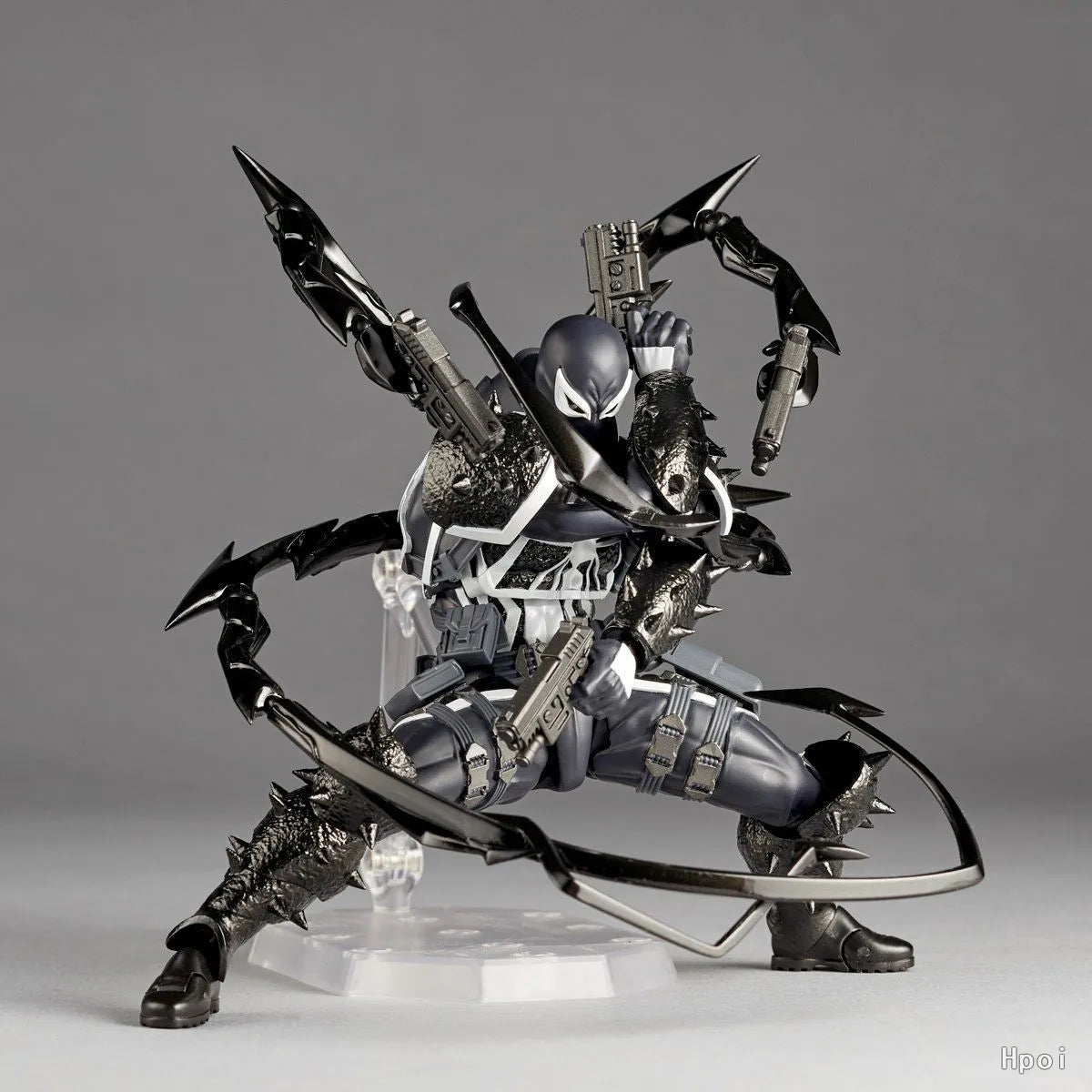 KAIYODO Original Authentic [Evoltech] Amazing Yamaguchi MARVEL  · Agent Venom VENOM/ CARNAGE Mobile Doll Model Handmade Toy Gift