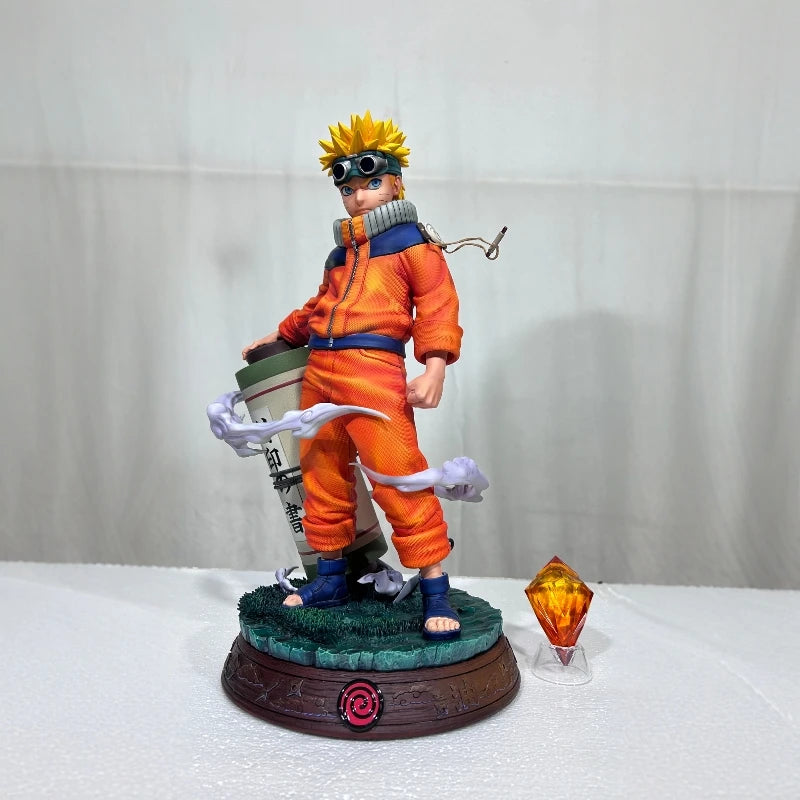 45cm NARUTOT Figure Uzumaki Naruto Uchiha Sasuke Standing Posture High-end Collection Model Customized Decorate Holiday Gift Toy