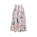 CHCH Women Long Skirts Fashion Women High Waist Zipper A Line Contrast Patchwork Loose Elegant Party Looks Ladies Maxi Skirt