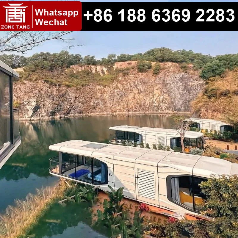 Modern Capsule House Factory Price Prefabricated Prefabricated Houses Luxury High Quality Space Capsule Home Wind Resistance