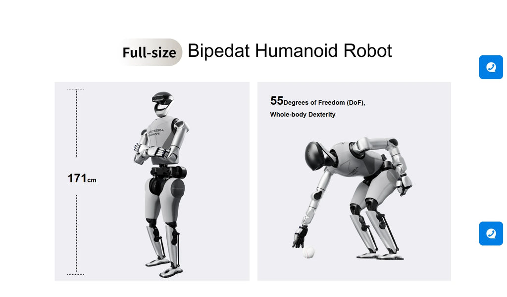 ROBOTERA L7 Full-size Bipedat Humanoid Robot