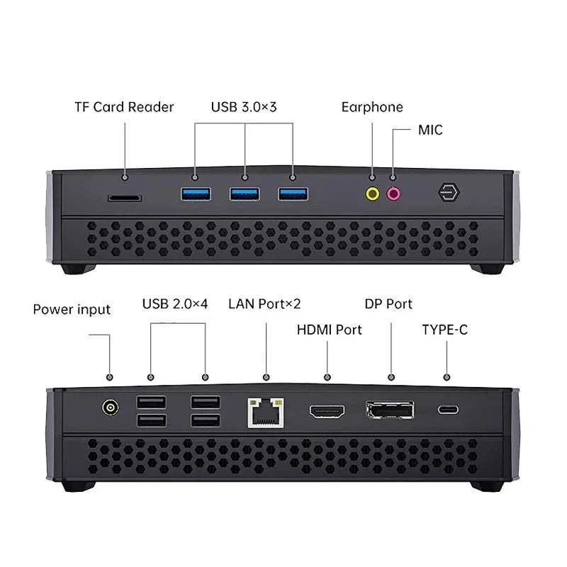 11th Gen Intel Core i9-11900H Gaming Mini PC DDR4 8GB-64GB RAM 2TB SSD Gamer Office Computer