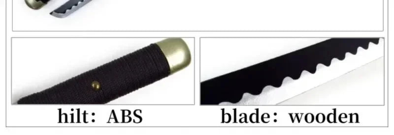 40incn Roronoa Zoro Katana Ninja Knife Sword Anime Cosplay Costume Zoro Real Size Japanese Katana Original Samurai Sabre Gift