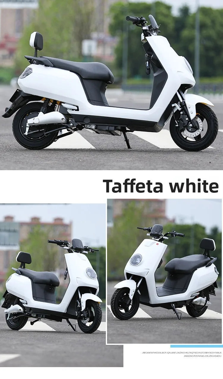 72V Adult Electric Motorcycle Long-Distance Takeaway Pedal Vehicle with Brushless Motor Big Bull Climbing