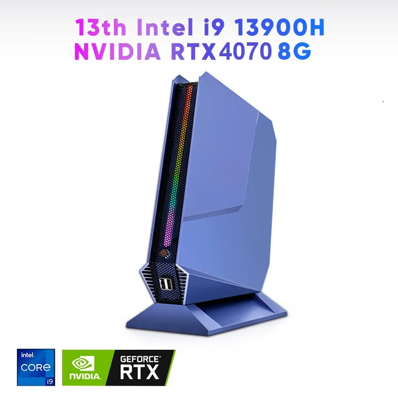 Topton Gaming Mini PC NVIDIA RTX 4070 4060 8G Intel i9 13900HX 13900H 12900H i7 13800H Windows 11 Desktop Gamer Computer WiFi6