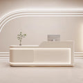 Nordic Cream Style Reception Desks French Clothing Store Beauty Salon Cashier Desk Training Institution Office Furniture FYRD
