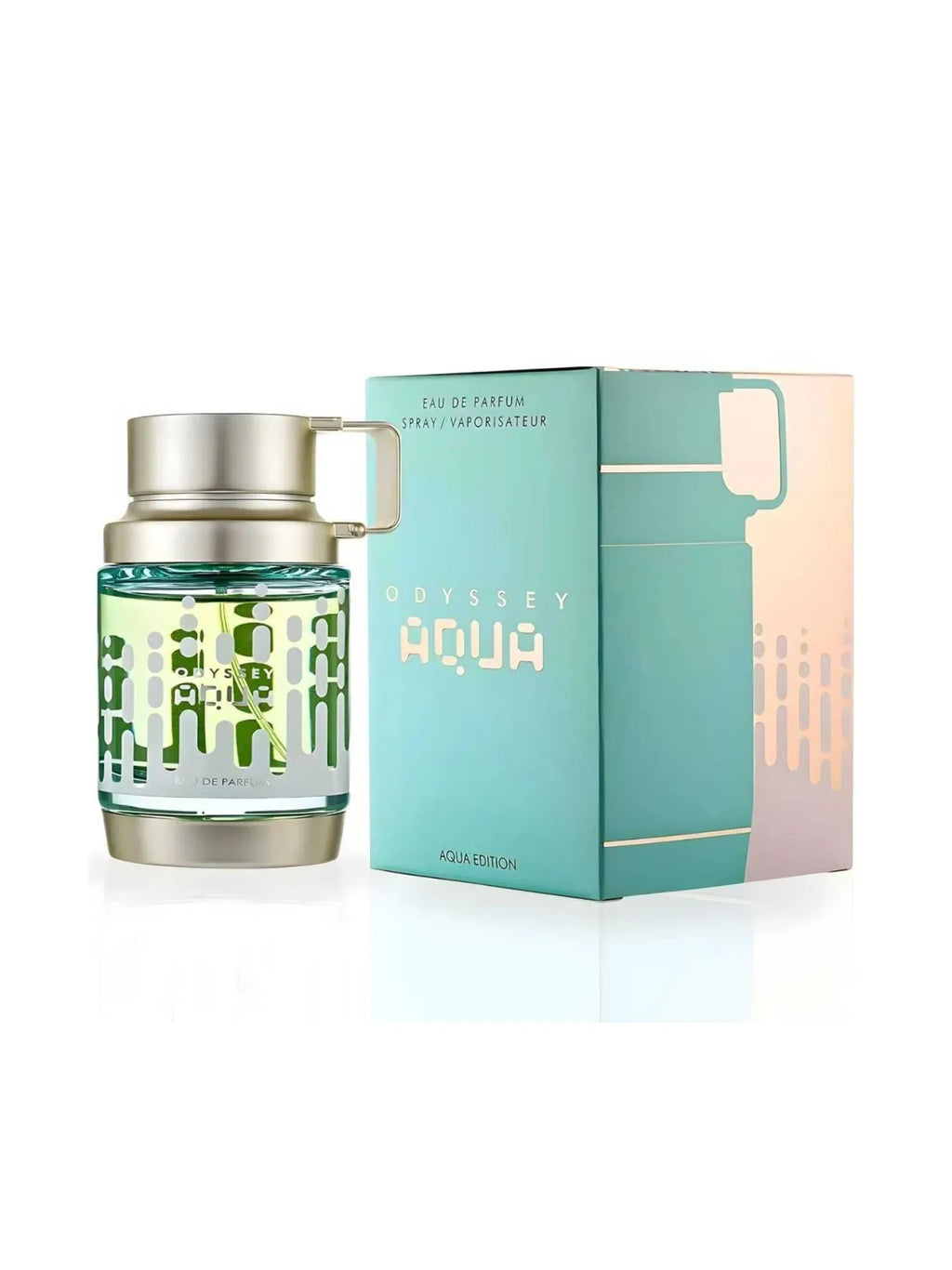 Armaf Odyssey ADUA for Men Eau de Parfum Spray, 3.4 Ounce formaldehyde free, EDP， Liquid perfume, lasting flower fragran