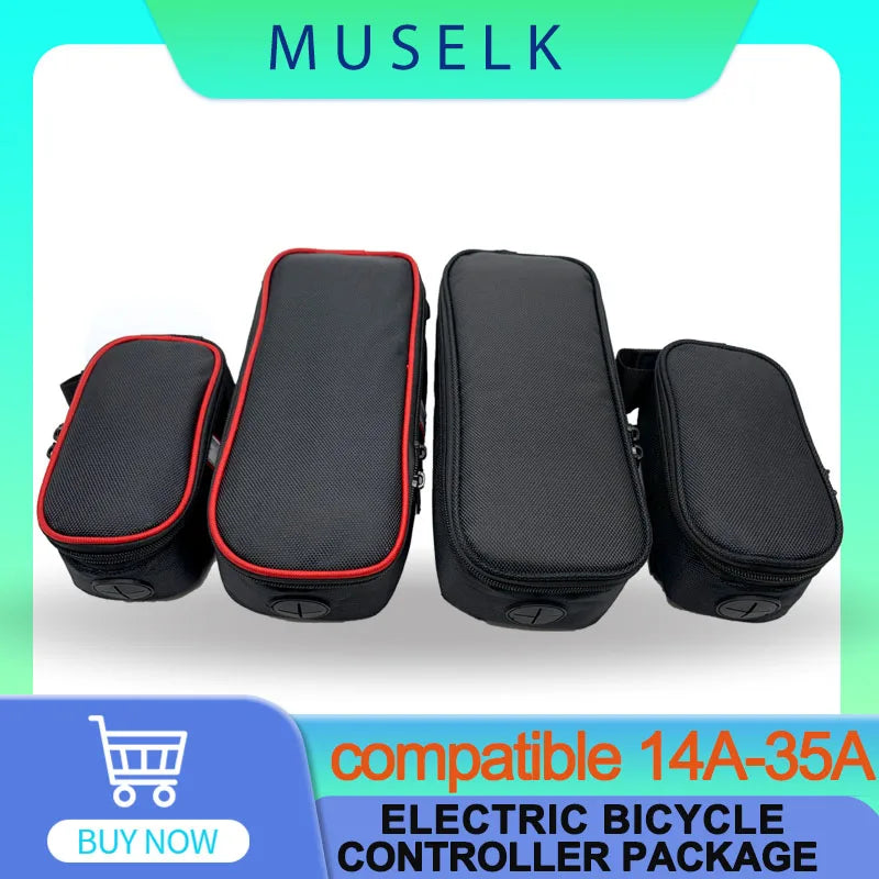Electric bicycle large capacity waterproof controller bag/pouch, Ebike conversion kit parts controller waterproof storage bag