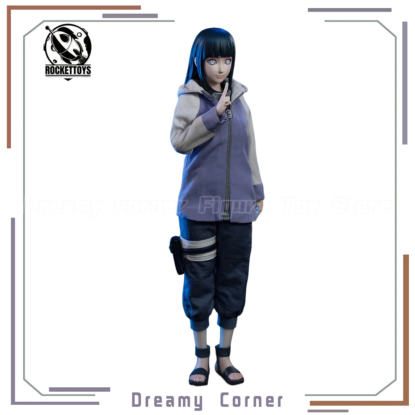 【In Stock】RocketToys ROC-006 NARUTO Shippuden Hyuuga Hinata 1/6 Action Figure