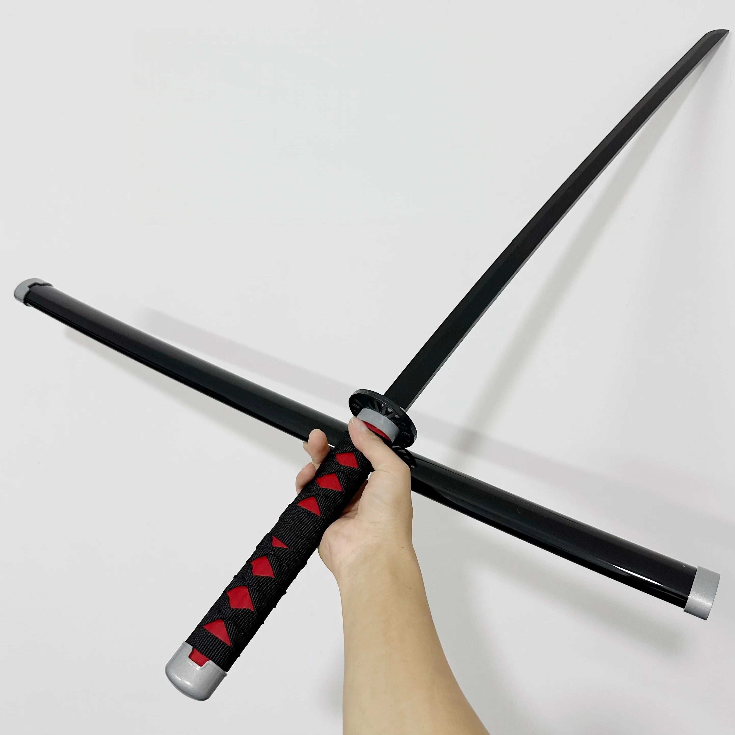 40inch Bamboo Katana Anime Cosplay Costume Prop Large Safe Ninja Knife Blade Real Size Japanese Original Samurai Sword Toy Gift