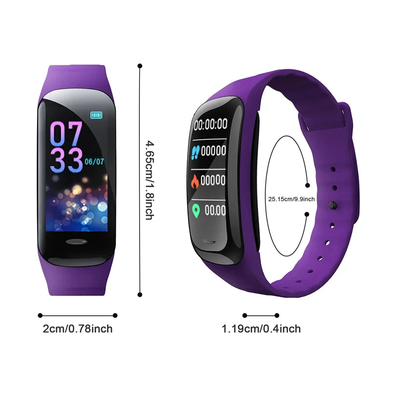 Lenovo C1 Plus Smart Watch Men Women Bluetooth Step Counting Sports Bracelet Fitness Tracker Heart Rate Blood Pressure Sleep