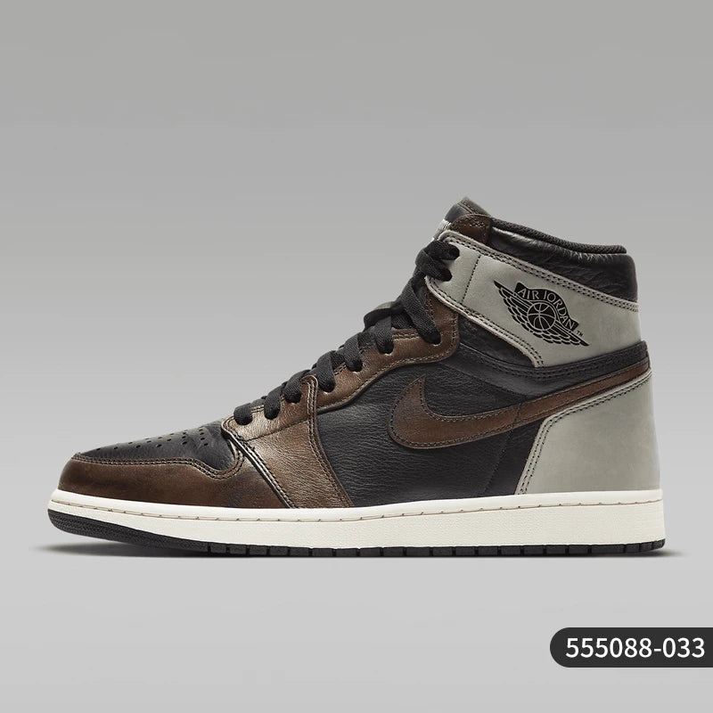 Nike Authentic AIR JORDAN 1 Men's High-Top Basketball Shoes 555088-033