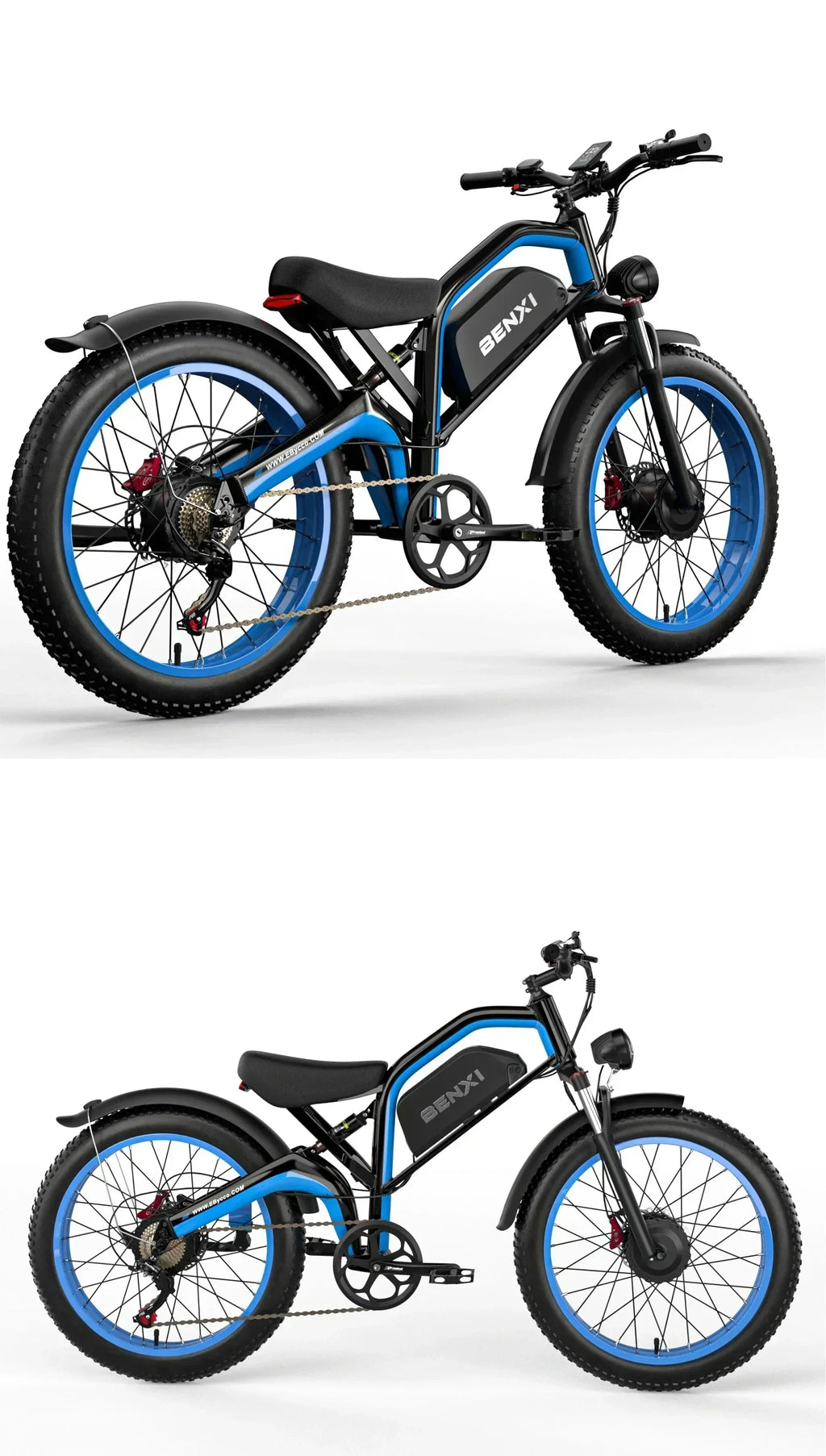 Electric bicycle 4000w motor 52v32ah battery 65km/h Electric bike 26 inch shock absorption mountain off-road mountain E-bike