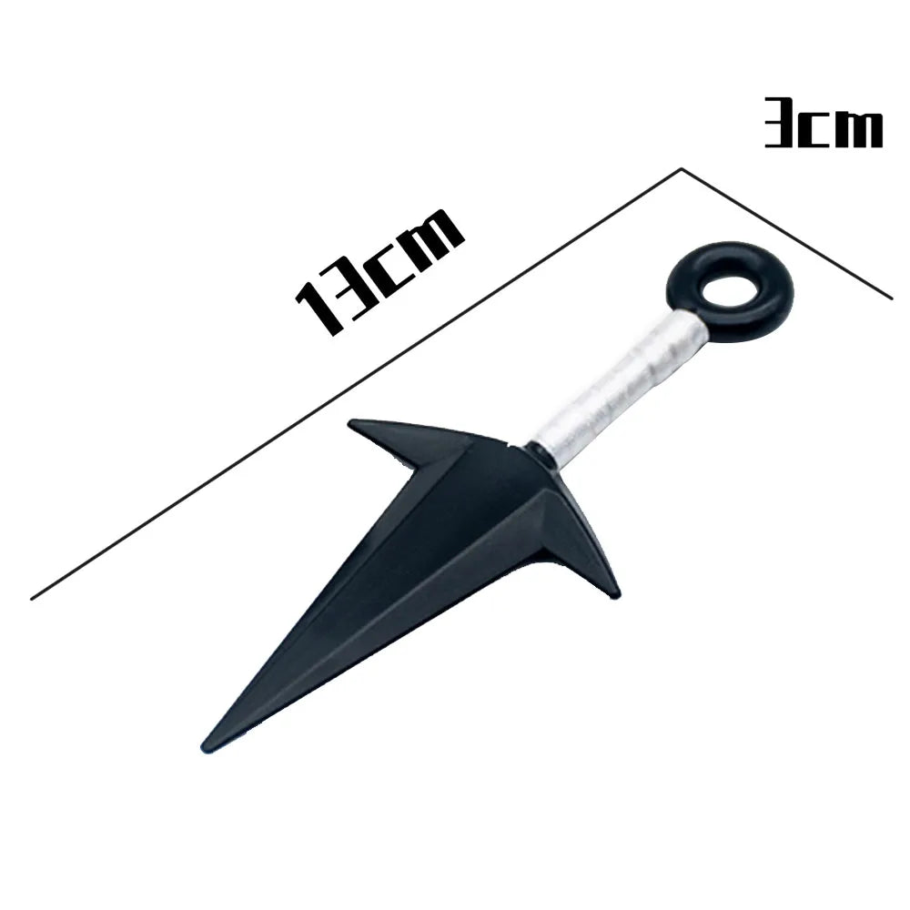 Anime Naruto Shippuden Kunai Cosplay Accessories Props Forehead Weapon Plastic Collection Props Ninja Darts Model Toy Kids Gift